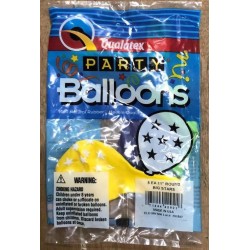 11" Rnd Big Stars Tropical Ast 5ct