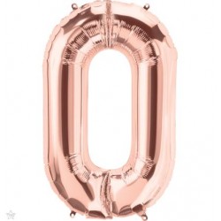 Letter 34" O Rose Gold (PK)
