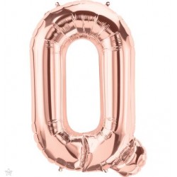 Letter 34" Q Rose Gold (PK)