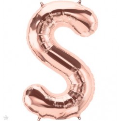 Letter 34" S Rose Gold (PK)