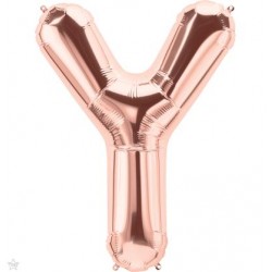 Letter 34" Y Rose Gold (PK)