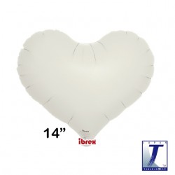 Jelly Heart 14" Cloud Grey Plain (NP)