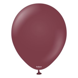 12" RND STD Burgundy 100CT