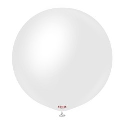 24" RND Opaque Satin Snow White 2CT