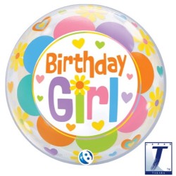 SB 22" Birthday Girl Flowers (PK)