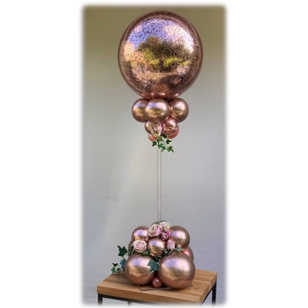 11" Rnd Chrome Rose Gold 100ct