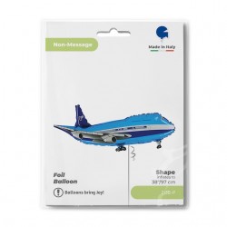 Shape 38" Airplane Blue (PK)