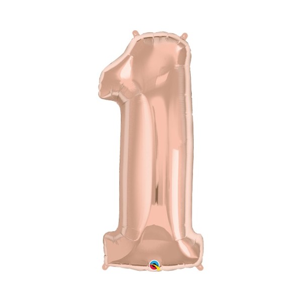 Number 1 34" Rose Gold (PK)
